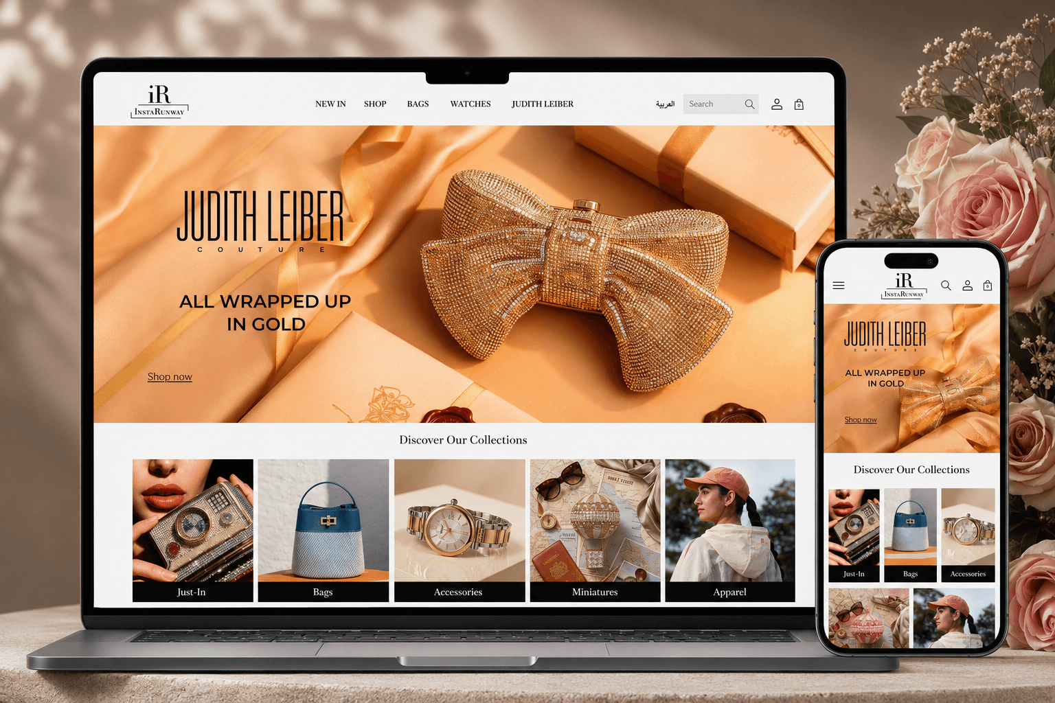 InstaRunway Shopify store project