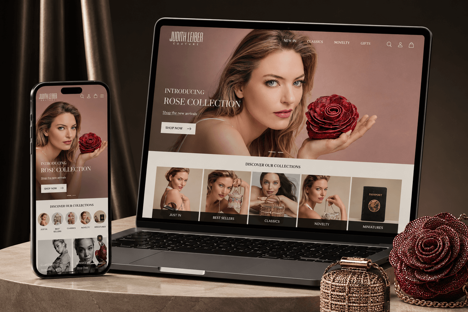 Judith Leiber Couture Shopify store project